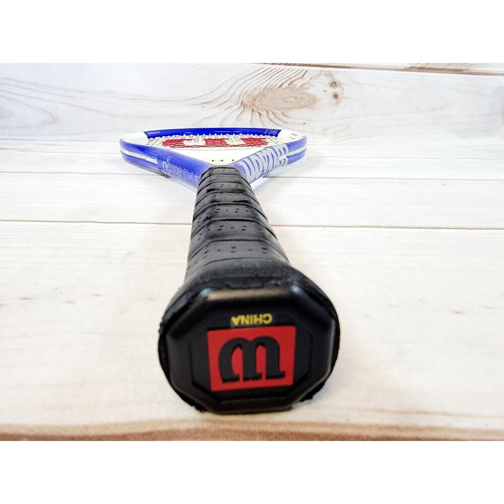 WILSON NCode N4 Tennis Racket Grip Size 4 3/8" With Cover Case - Picture 13 of 16